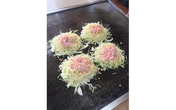 いこり庵：備後府中焼き（そば肉玉シングル）5枚セット