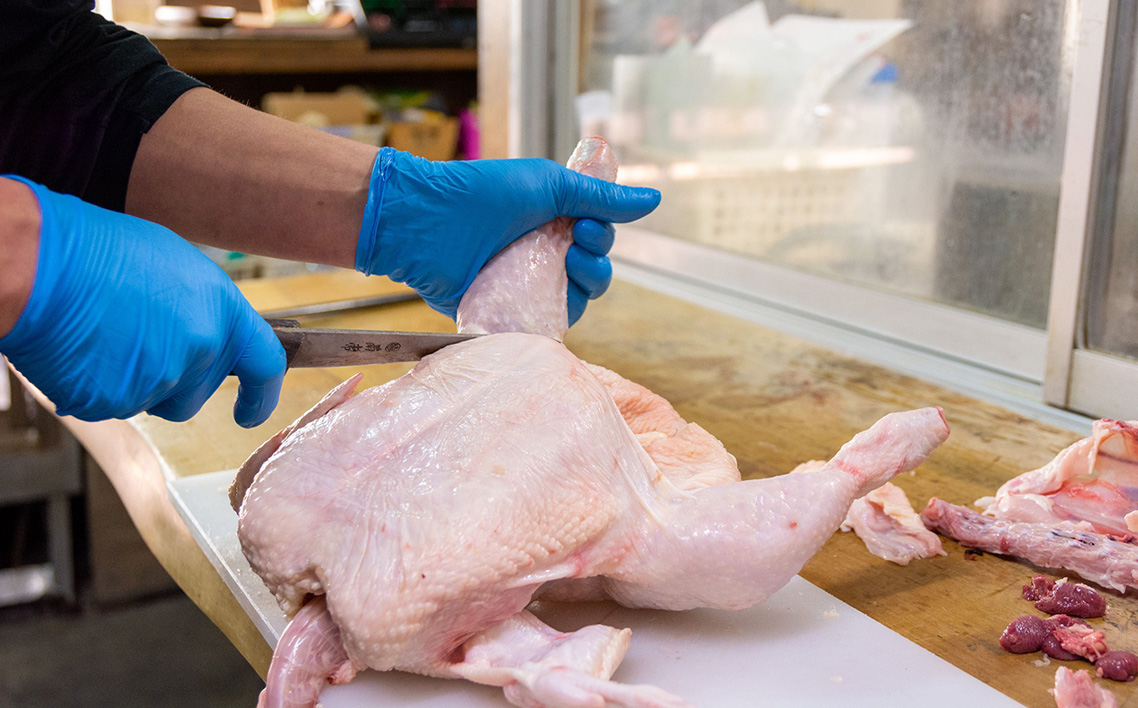 朝引き鶏のチキンカツ/衣付100g×5枚（合計500g）/鶏肉 モモ肉