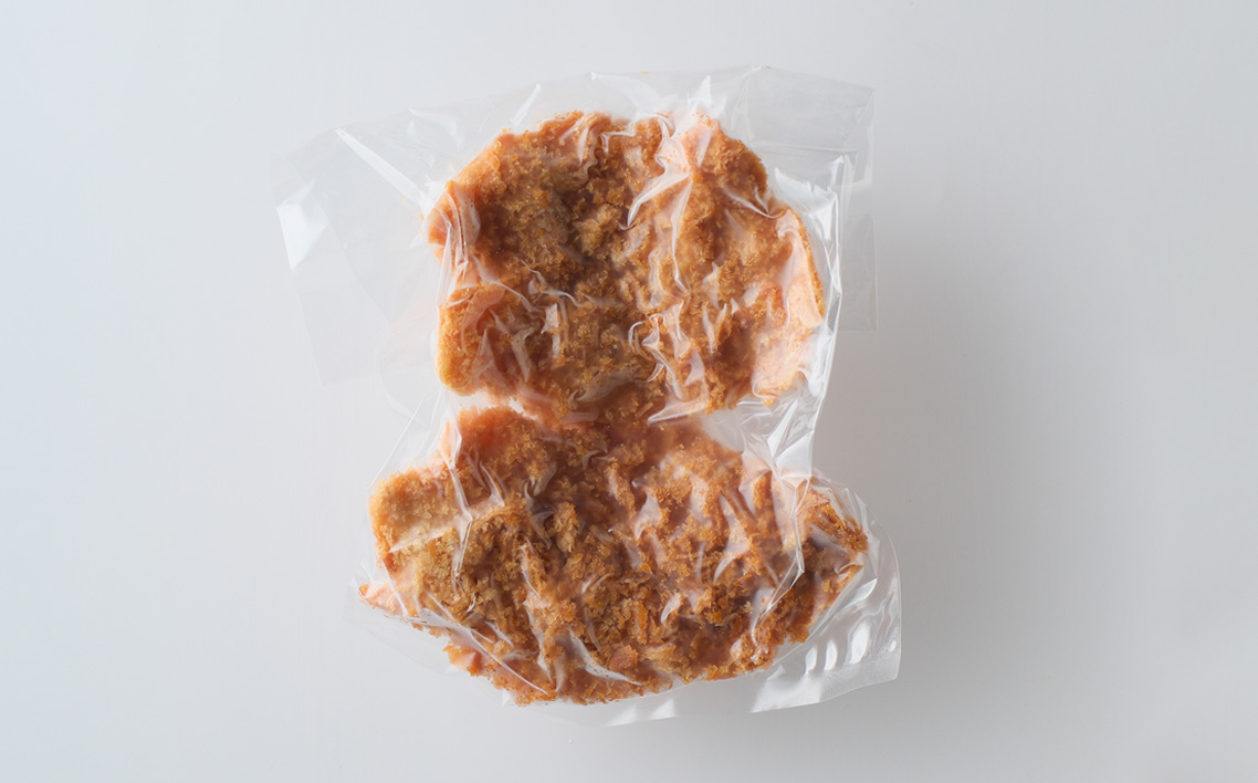 朝引き鶏のチキンカツ/調理済み100g×4枚（合計400g）/簡単調理