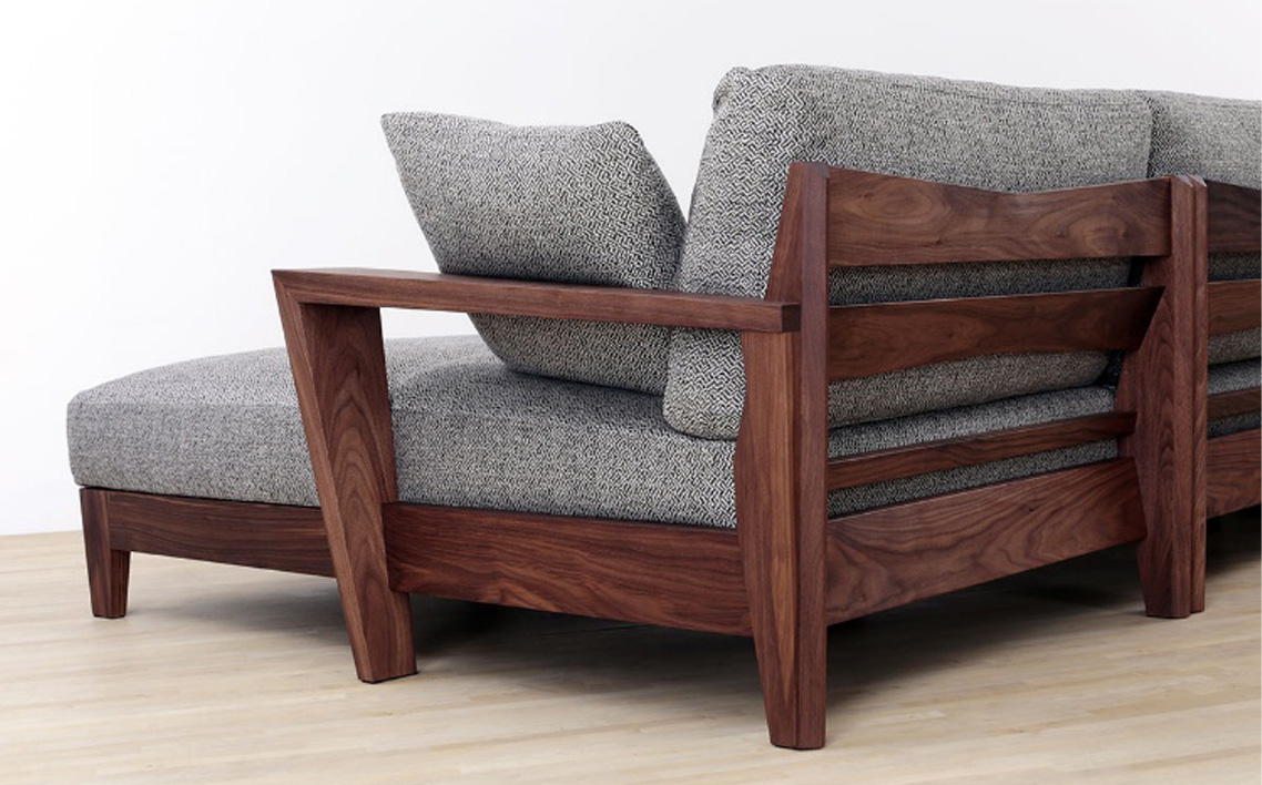 （レッドオーク）AUTHENTICITY SOFA E COUCH BK（ブラック）