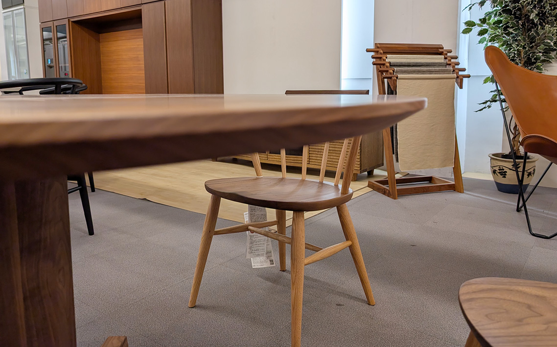 府中家具　MARU TABLE　φ1100　ウォールナット ウォールナット