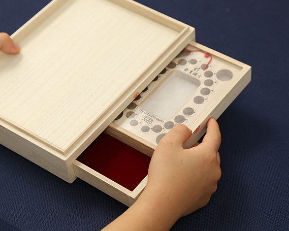 乳歯ケース　おいたちの小箱　ユキちゃん