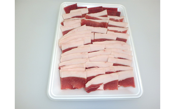 猪肉　焼肉用約1kg