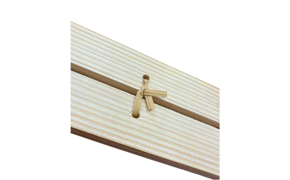 木製花飾り（壁掛け）