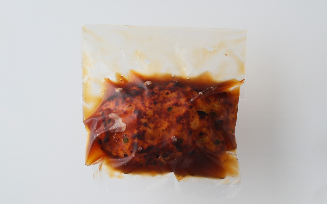 鶏ハンバーグ/調理済み5枚入り/鶏肉 ミンチ 照り焼き ハンバーグ