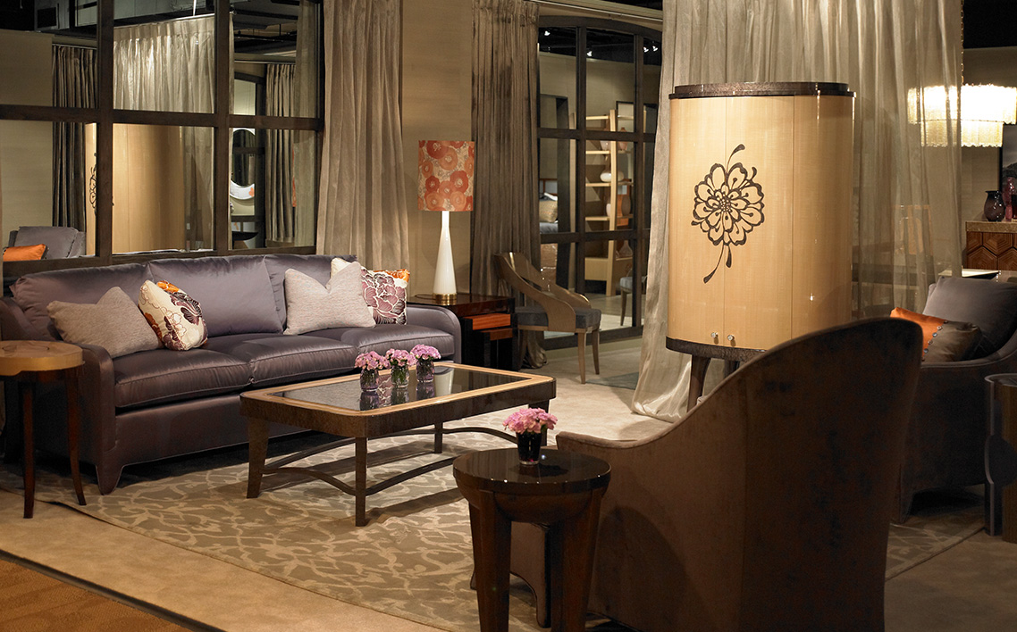 Chrysanthemum Cocktail Cabinet Light