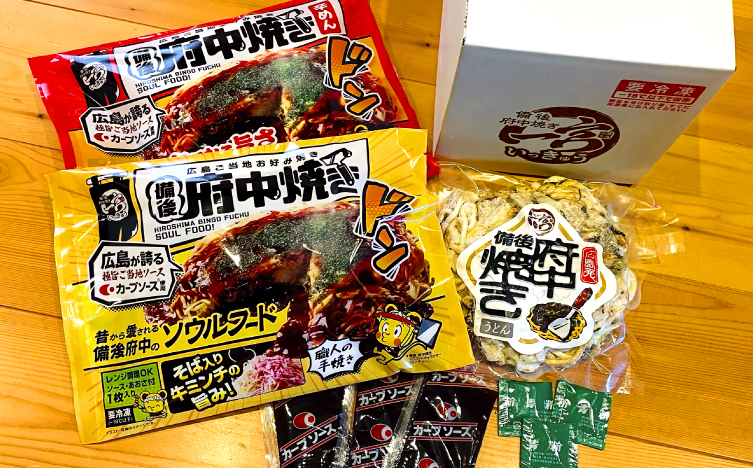 【2ヵ月毎定期便　全3回】備後 府中焼き 麺くらべセット（3枚入り）