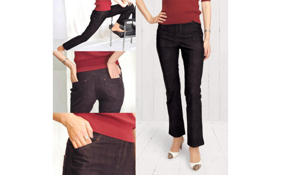 ミセスファッション福袋LLサイズ日本製婦人ボトムパンツサンプル含む3点