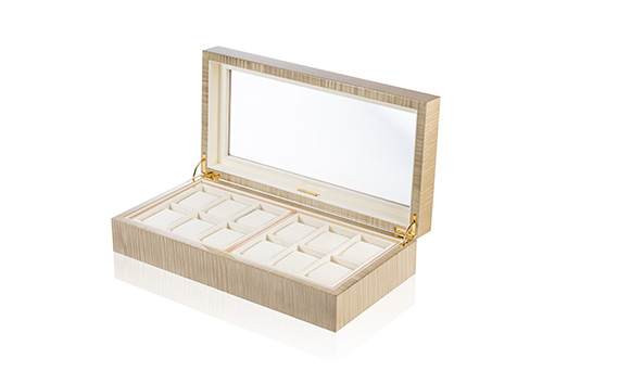 クリスタル 時計ケース No.7　トープ