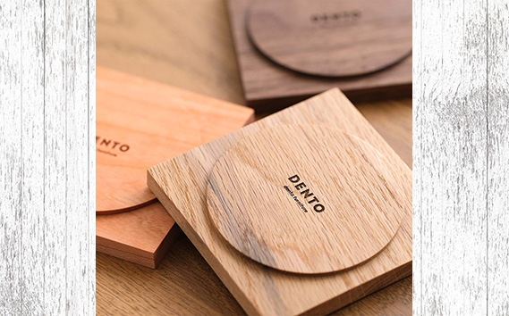 府中家具　木製オリジナルコースター　オーク