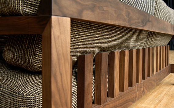 （ブラックチェリー）AUTHENTICITY SOFA D RB（ローズブラウン）