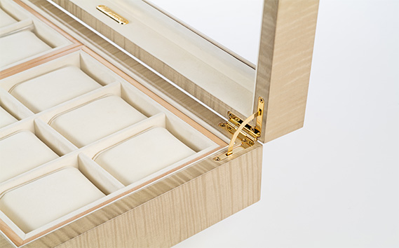 クリスタル 時計ケース No.7　トープ