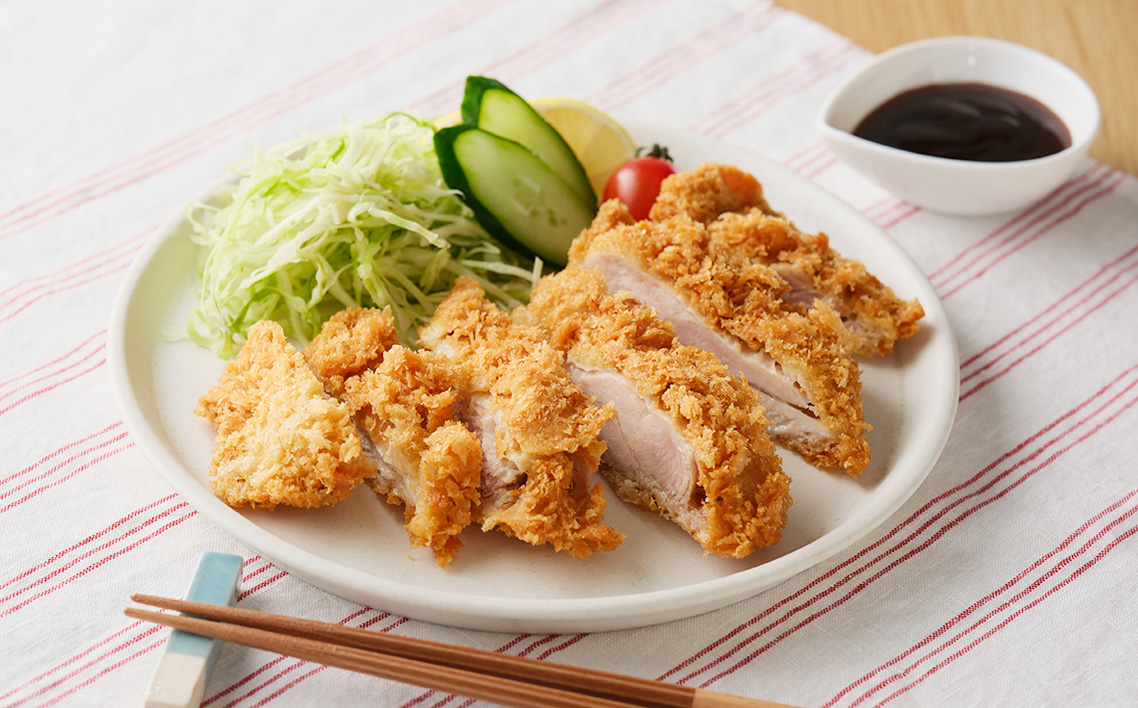 朝引き鶏のチキンカツ/衣付100g×5枚（合計500g）/鶏肉 モモ肉