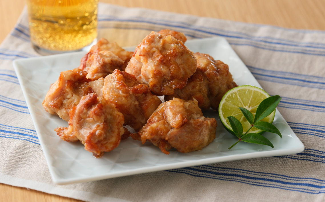 朝引き鶏の唐揚げ用モモ肉/衣付400g×2パック（合計800g）/簡単