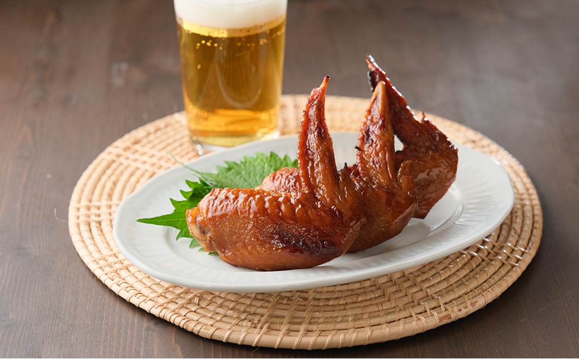 ビールがすすむ！中林商店の黒チョップ15本入り/手羽先 おつまみ