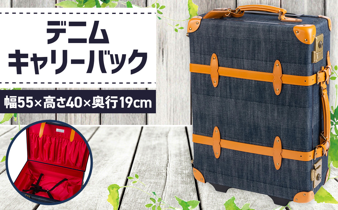 デニムキャリーバック