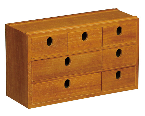 総桐　多用途ボックス　3列×3段　ナチュラル