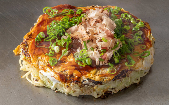 2枚セットそば肉玉シングル（そば）：平の家広島風お好み焼き／府中焼き