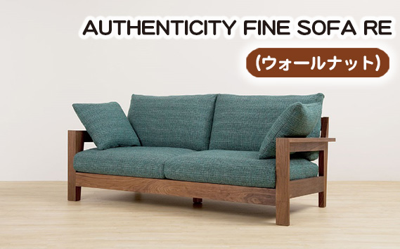 （ウォールナット）AUTHENTICITY FINE SOFA RE BK（ブラック）