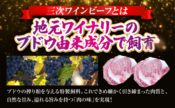 肉 三次ワインビーフ リブロース ステーキ 500g （250g×2枚） 厚切り 黒毛和牛 ロース お肉 牛肉 ステーキ 焼肉 国産 焼き肉 三次市/三次ワインビーフ みーとのば [APAX011]
