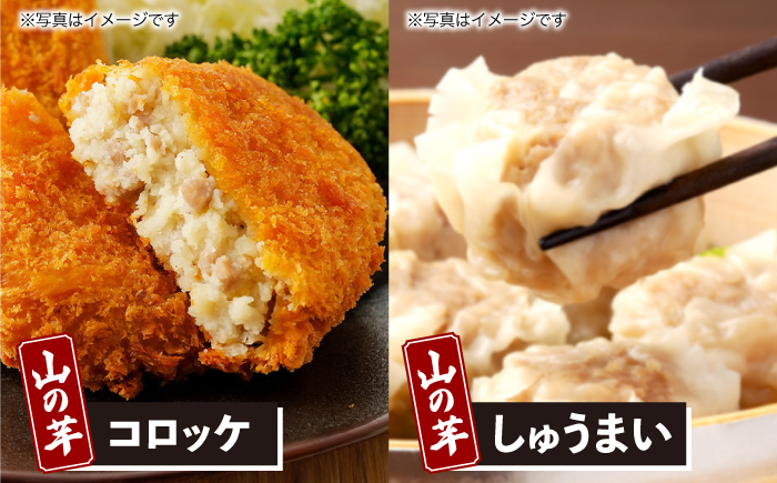 【全3回定期便】【冷凍】山の芋元気セット （ とろろ コロッケ メンチカツ しゅうまい ） 山芋 とろろ 冷凍 やまいも 長芋 長いも 野菜 健康 三次市/吉舎食品 [APAD003]