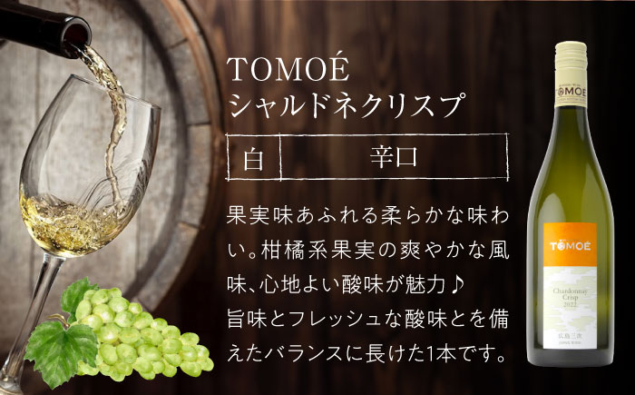 ～TOMOE 厳選3種～おすすめ飲み比べ3種セット おさけ 洋酒 受賞 飲み比べ 国産 ギフト 贈答 プレゼント ぶどう 葡萄 広島県産 三次市/広島三次ワイナリー [APAZ027]