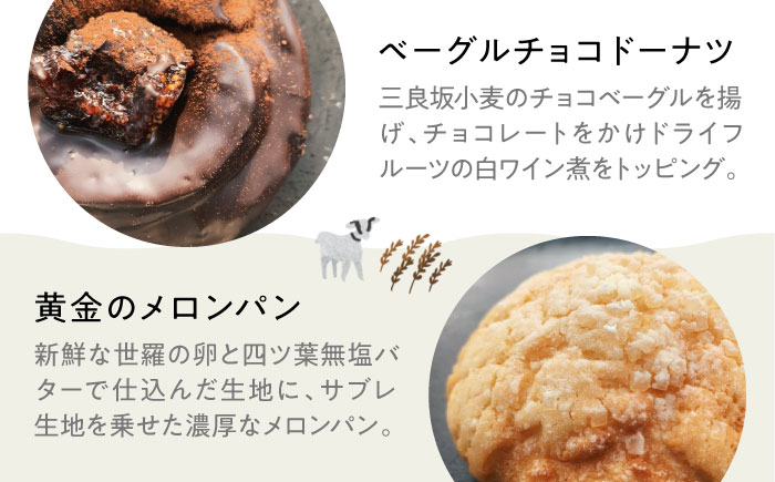 【全2回定期便】【冷凍】mugimugiの贅沢セレクション13個セット パン 詰め合わせ 人気 パン屋 三次市/麦麦 [APCI004]