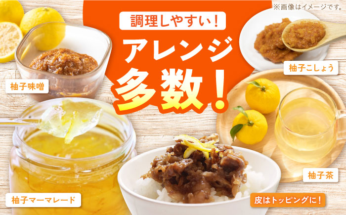 【先行予約】【11月中旬から12月中旬に順次発送】 種なし柚子 2kg（30から50個）ゆず 種無し ユズ 多田錦 三次産 種なし 柚子 三次市/小さなくだもの畑 [APAQ001]