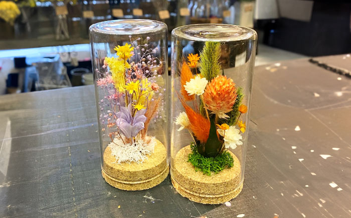 ドライフラワー ボトルアレンジS（選べる8タイプ） 三次市/ iolite flowers [APBT012]