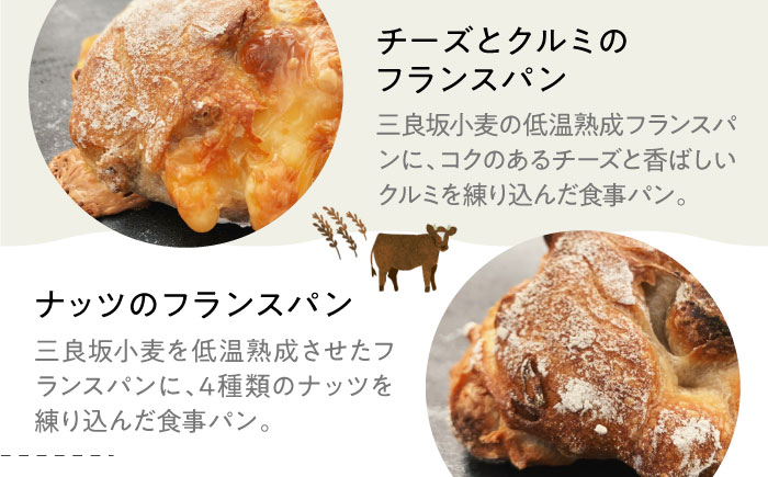 【全3回定期便】【冷凍】mugimugiの贅沢セレクション13個セット パン 詰め合わせ 人気 パン屋 三次市/麦麦 [APCI005]