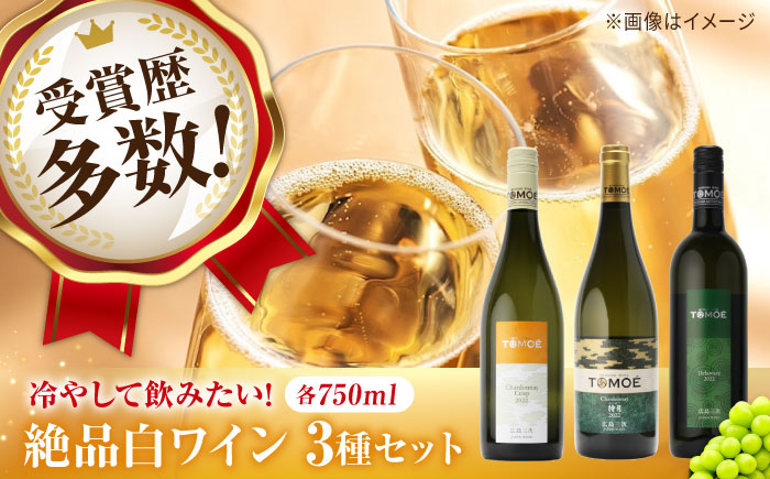 ～ソムリエが選ぶ～冷して飲みたい絶品白ワイン3本セット ワイン 受賞 飲み比べ ワインセット ギフト 三次市/広島三次ワイナリー [APAZ032]