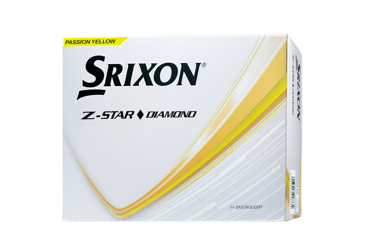 ダンロップゴルフボール 2025年モデル スリクソン Z-STAR ダイヤモンド 1ダース【色：パッションイエロー】[1895]
