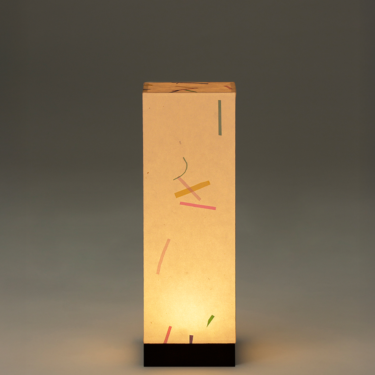 提灯 大竹和紙モデル 折鶴 すきこみ紙｜大竹 ちょうちん 和風 和室照明 ランプシェード ペーパーランタン 行灯 [2279]