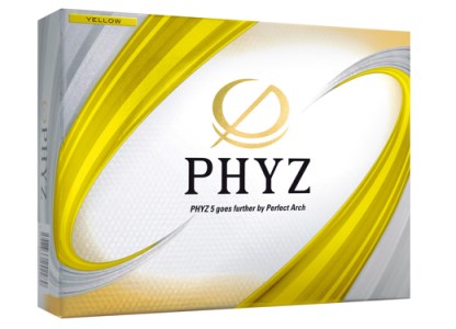 ブリヂストンゴルフボール「PHYZ5」YE色 1ダース [1826]