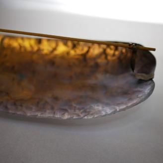 銀製お香立て アロマ 職人技 銀 1点もの SV925｜線香 インセンスホルダー おしゃれ 香皿 [2372]