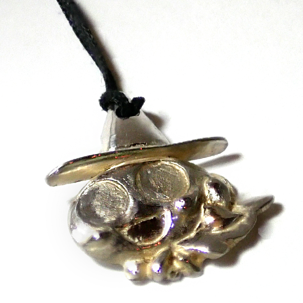 銀製魔法使いこいちゃん ペンダント SV925｜アクセサリー ハロウィン ハロウィーン [2373]