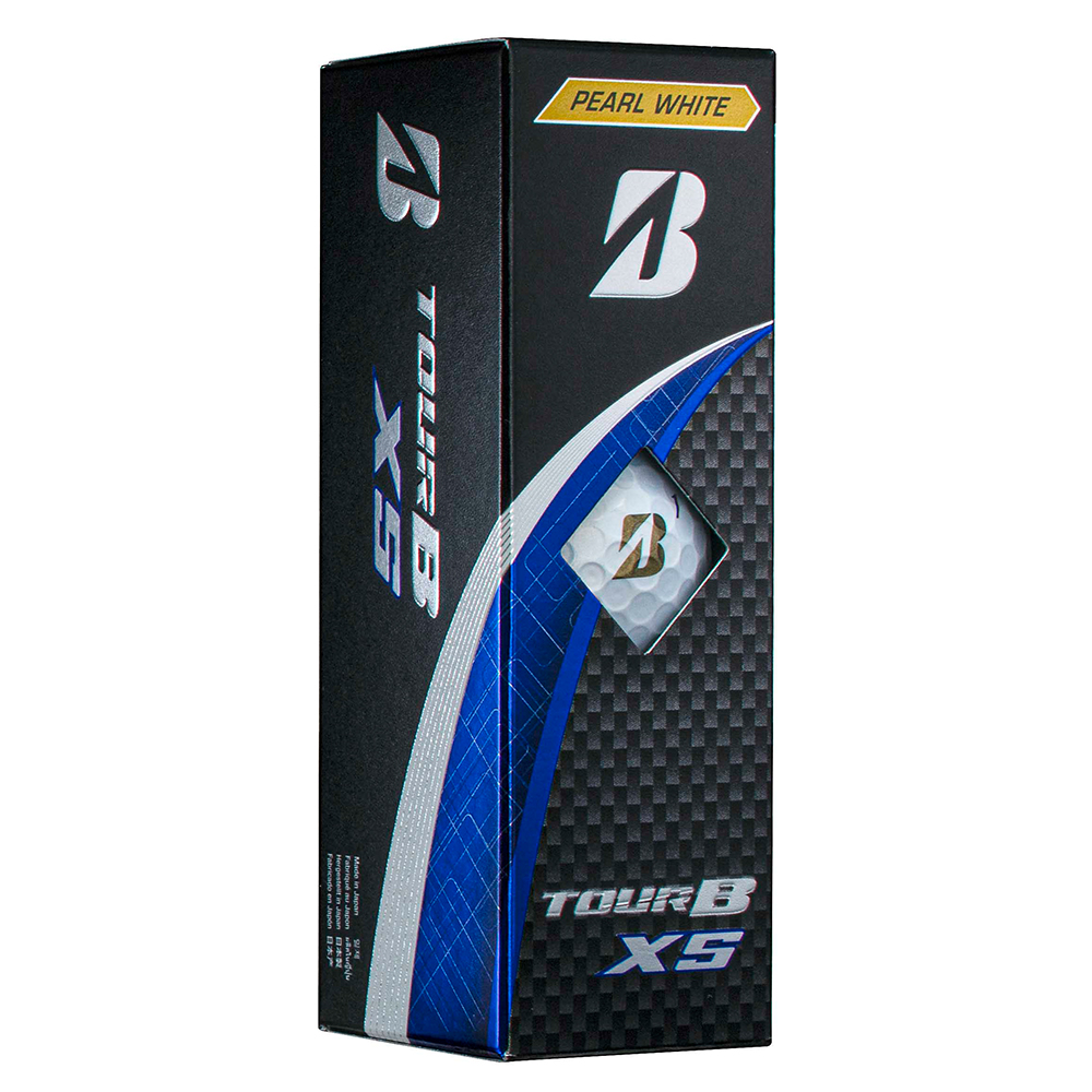 TOUR B XS ゴルフボール パールホワイト 2024年モデル 3ダース ブリヂストン 日本正規品｜36個入り BRIDGESTONE ブリジストン ツアーB スピン系 ディープ感 ソフトフィール 打感 乗り感 風に強い 強弾道 高耐久性 ふるさと [1845]