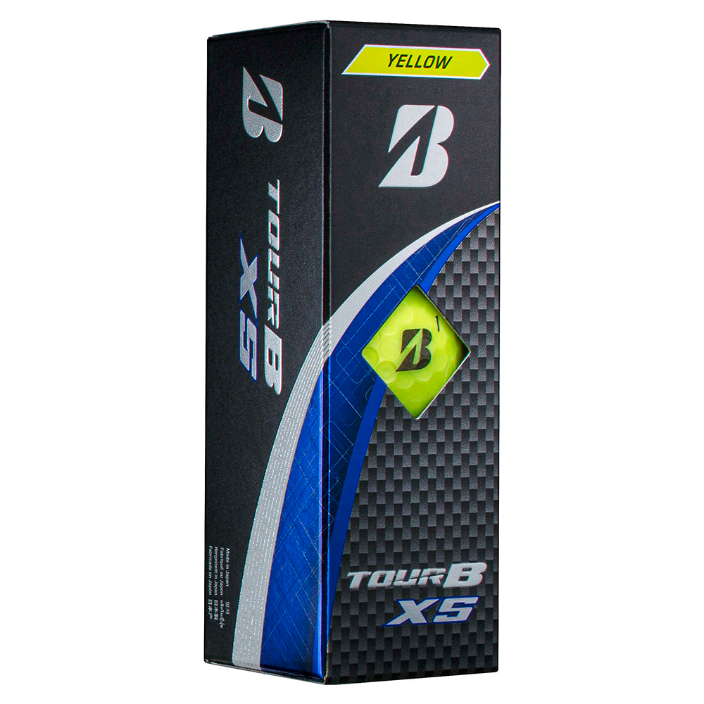 TOUR B XS ゴルフボール イエロー 2024年モデル 3ダース ブリヂストン 日本正規品｜36個入り BRIDGESTONE ブリジストン ツアーB スピン系 ディープ感 ソフトフィール 打感 乗り感 風に強い 強弾道 高耐久性 ふるさと [1846]