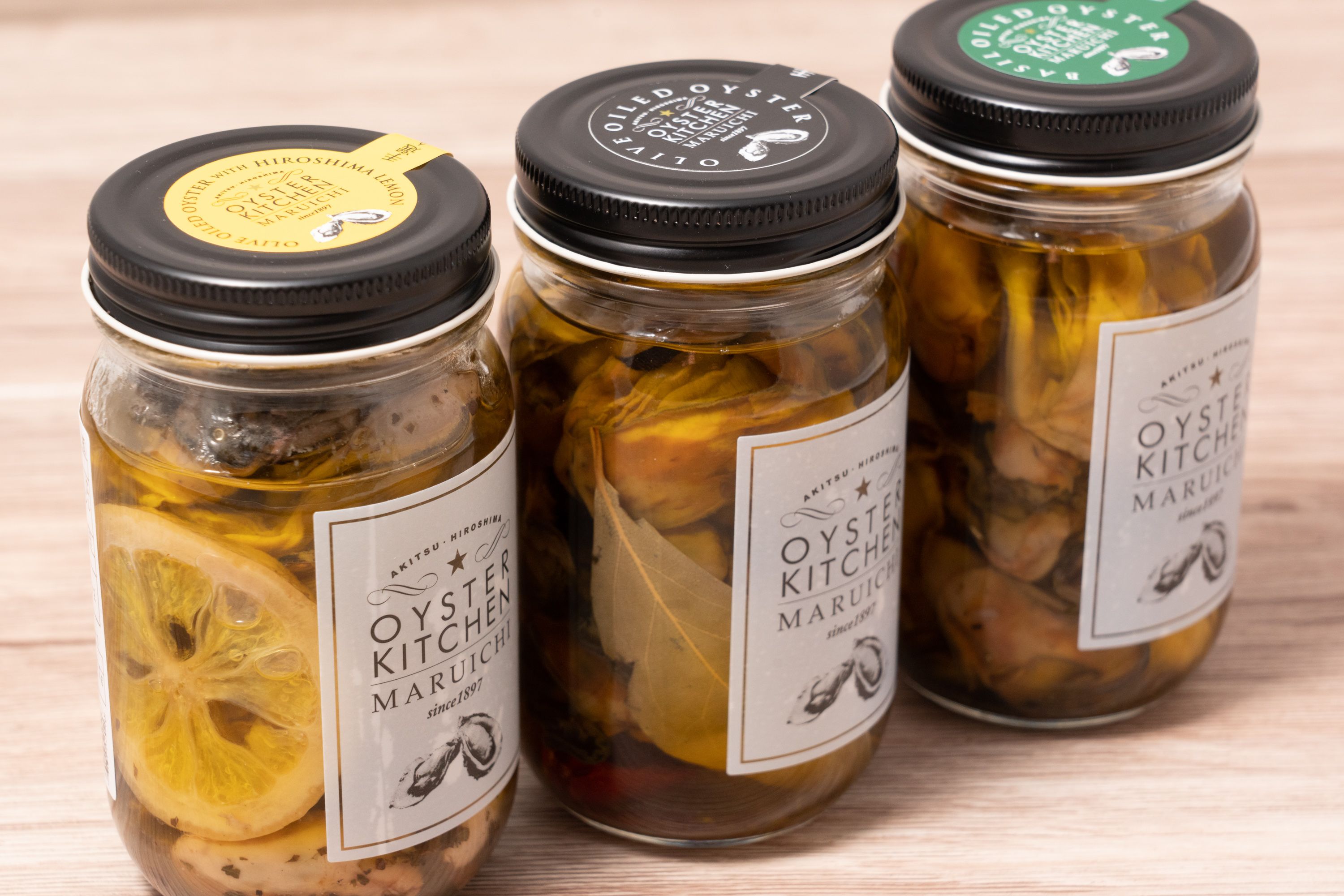 広島安芸津産　牡蠣オリーブオイル漬け 3本セット