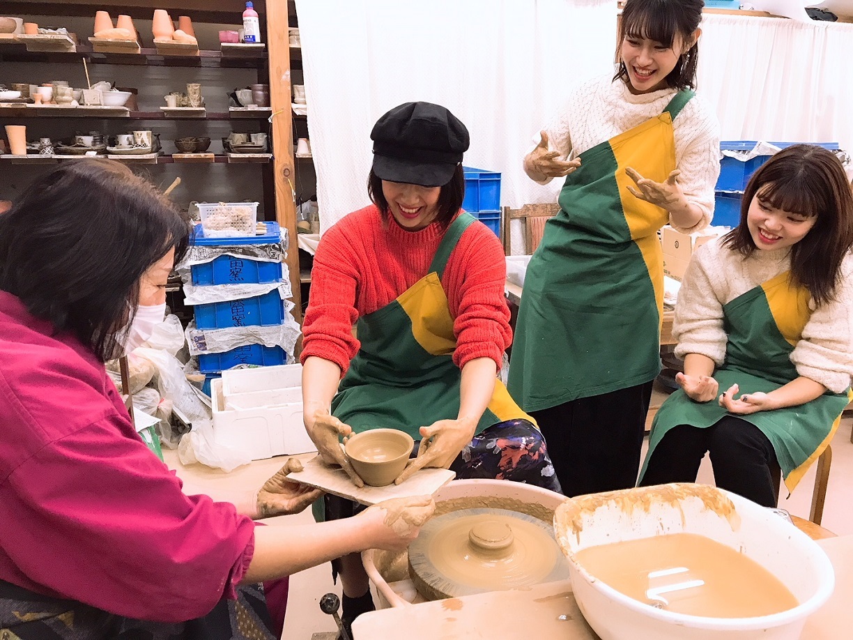 【陶芸体験 電動ろくろコース ペアチケット】保田窯 陶芸の里 広島 クラフト 手作り