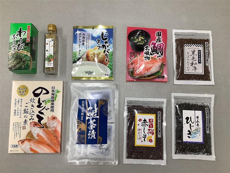 バラエティセット（ふりかけ、お茶漬け、お吸い物等）