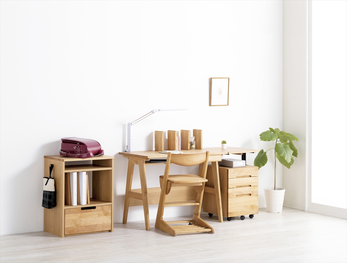 学習デスク(スキップ 上棚)