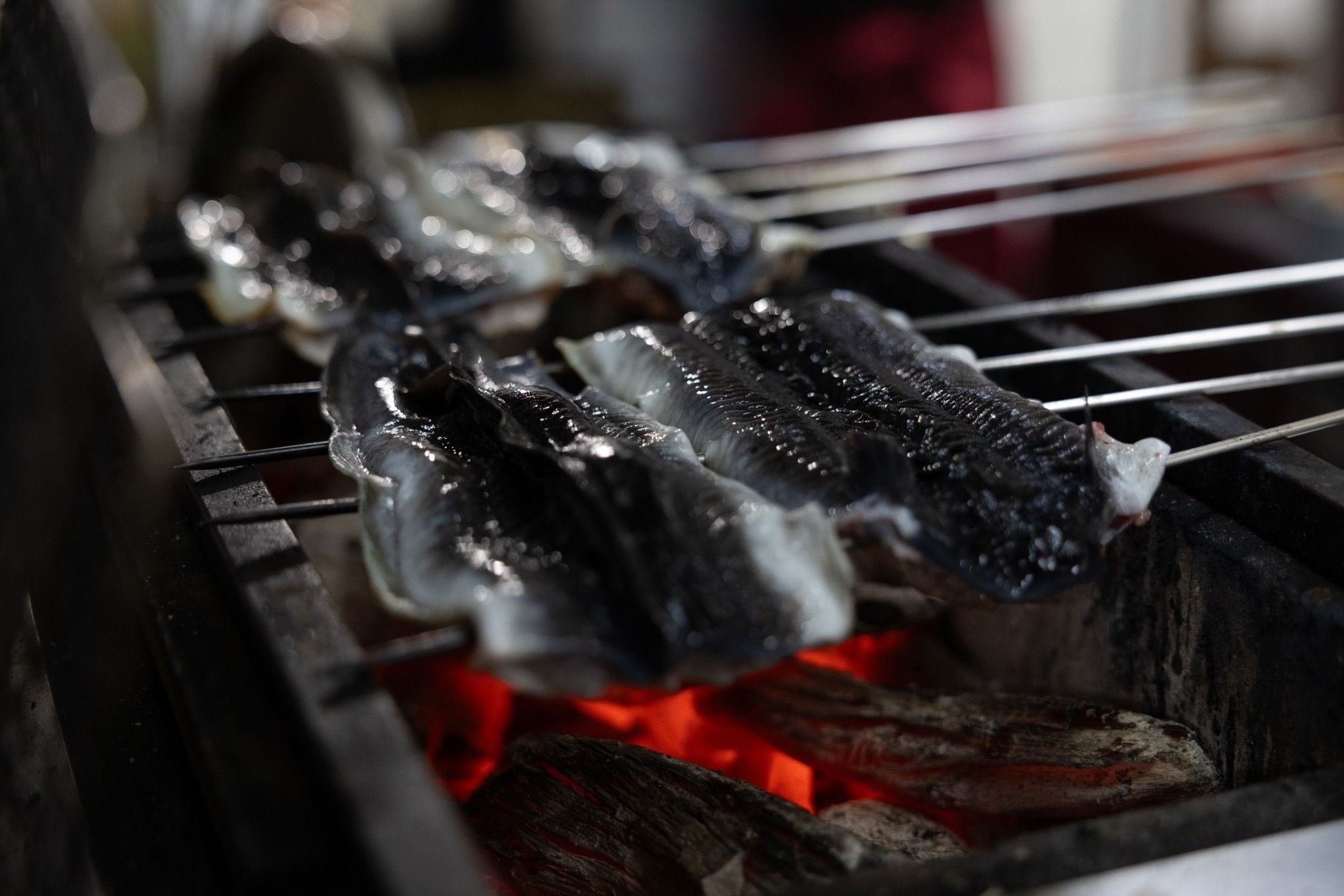 冷凍　黒うなぎの白焼　200g