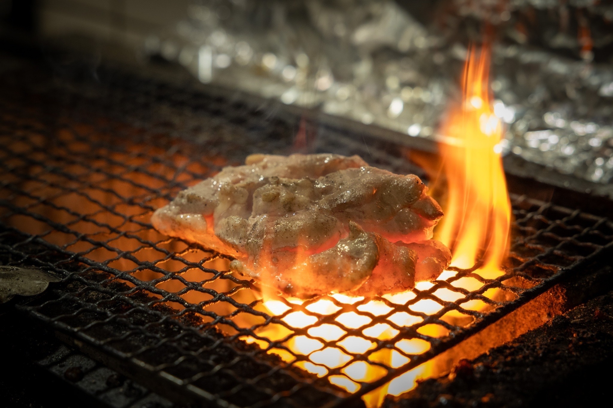 冷凍　東広島こい地鶏備長炭焼　100g×2袋