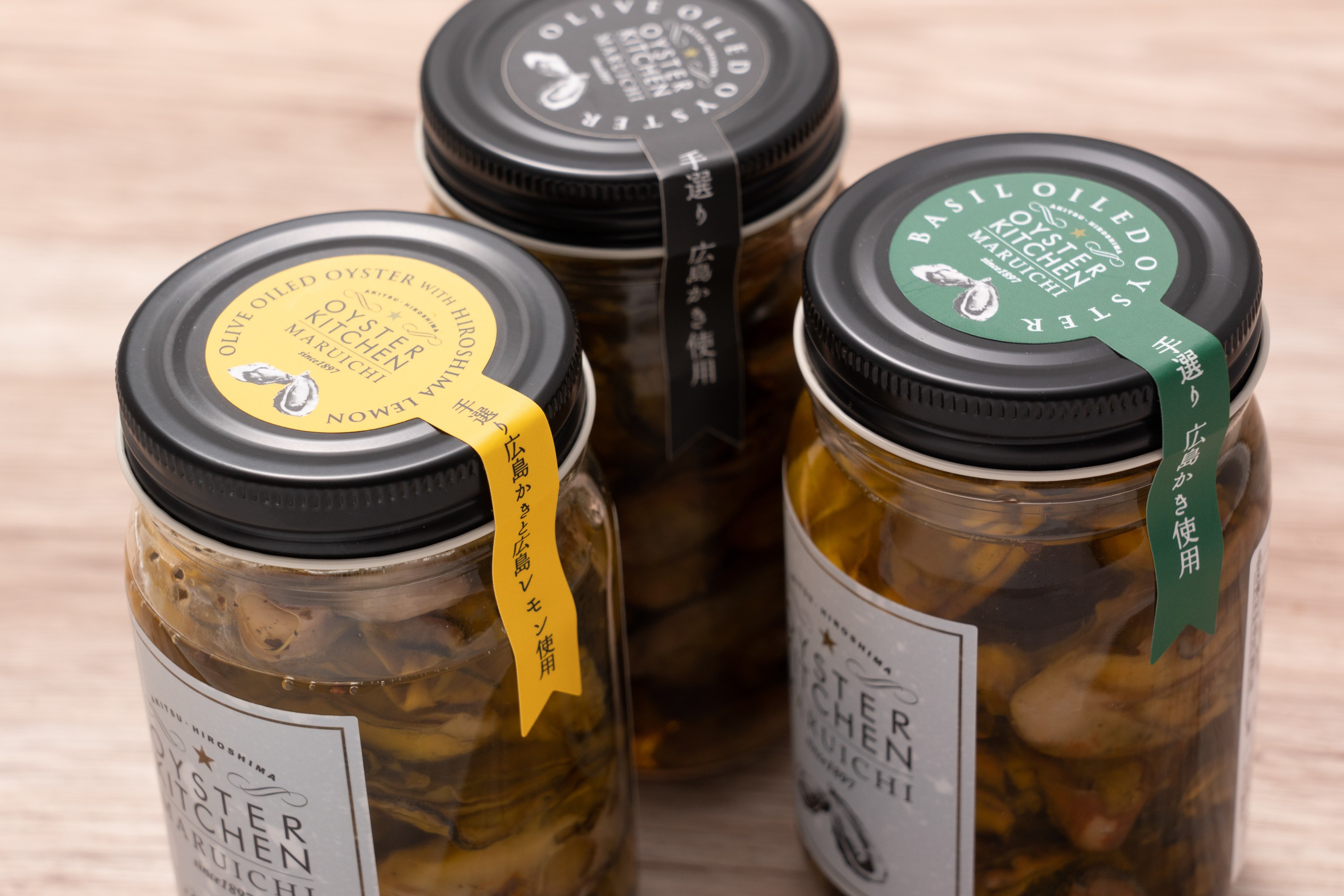 広島安芸津産　牡蠣オリーブオイル漬け 3本セット