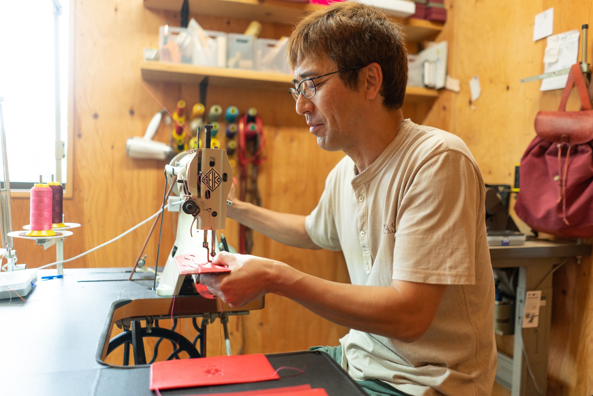 広島ジビエレザー東広島産天然鹿革　軽くて柔らかく手使いやすい本革スタンダード長財布【01ブラック】