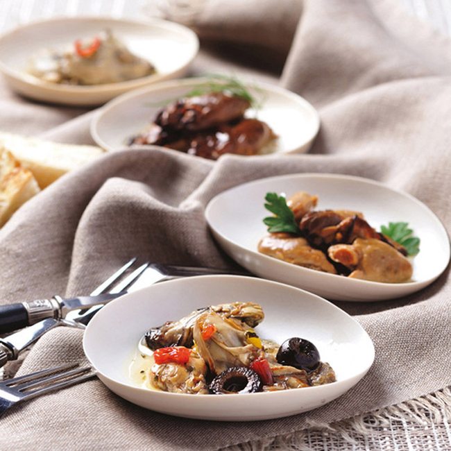 広島安芸津産　牡蠣オリーブオイル漬け　小箱4種セット