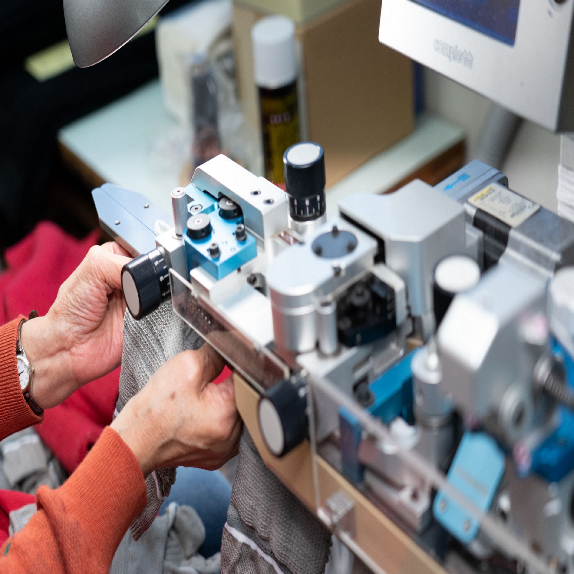 転倒予防くつ下どんどんウォーク2足組　白　22～23cm