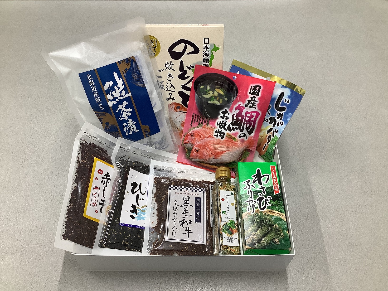 バラエティセット（ふりかけ、お茶漬け、お吸い物等）