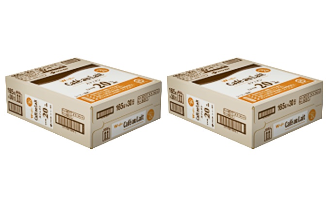 W coffee カフェオレ 缶165g　2ケース